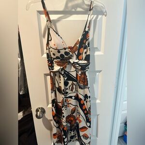 Sexy summer floral dress